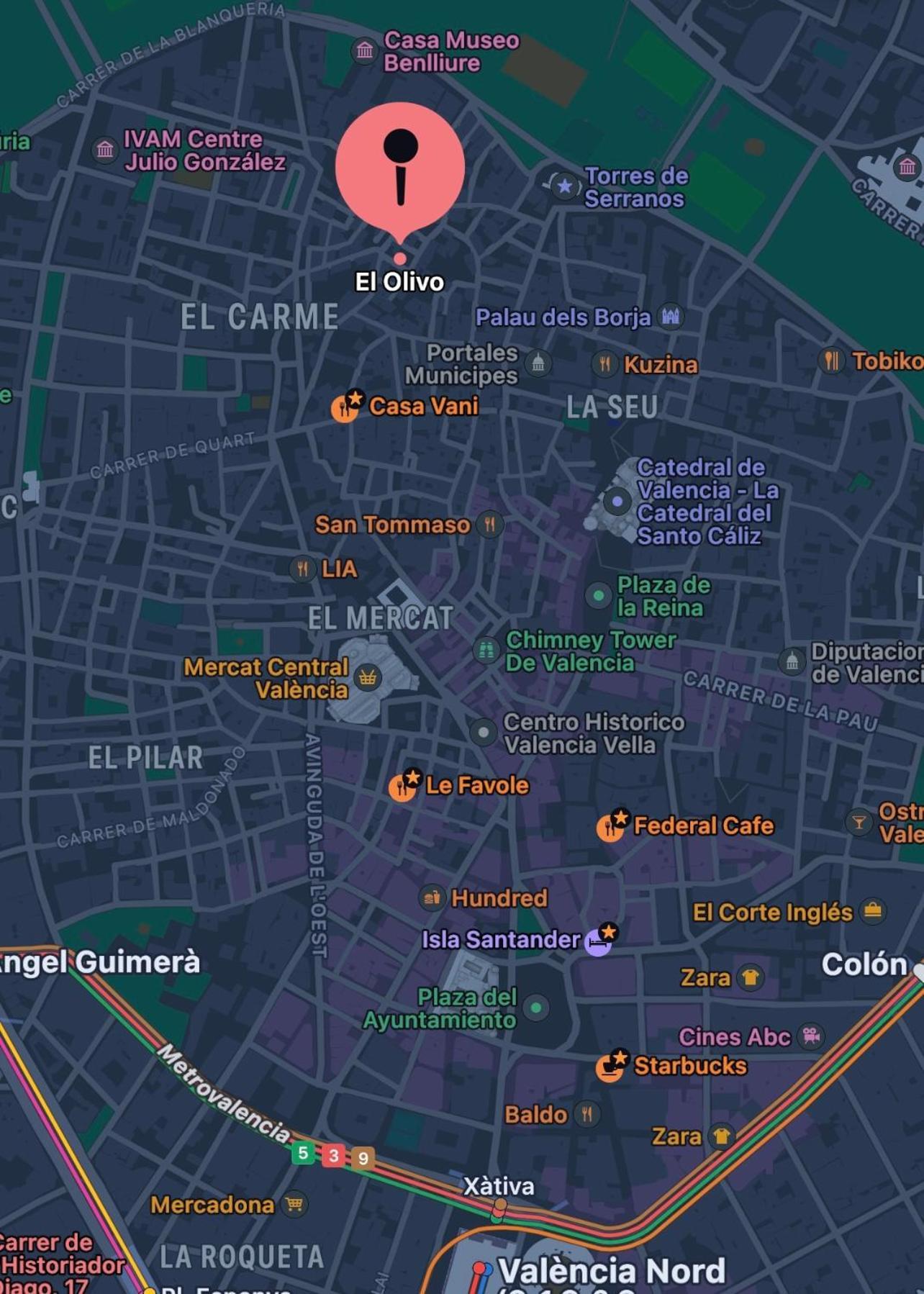 Apartamentos El Olivo Valencia Bagian luar foto